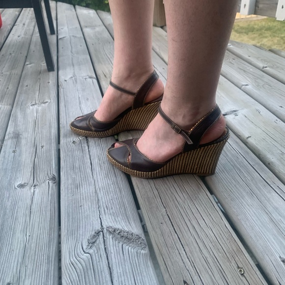 Franco Barbieri wedge heeled sandals - Picture 5 of 9